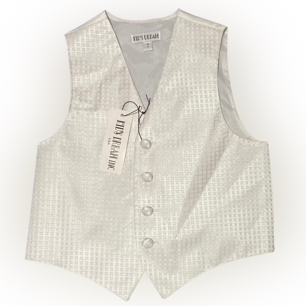 Kids Dream Ivory Square Pattern Vest size 24m